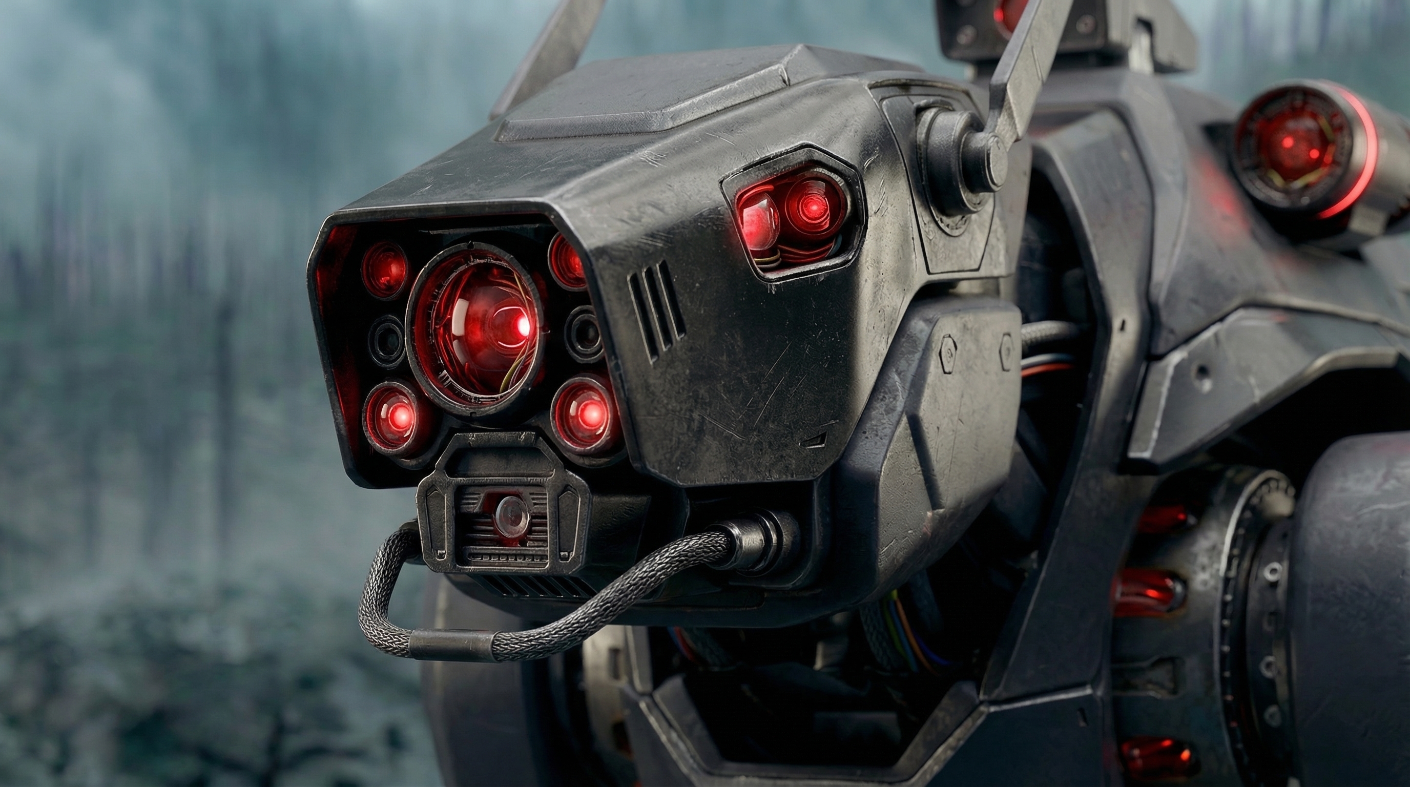 Cerberus-7 sensor close-up.